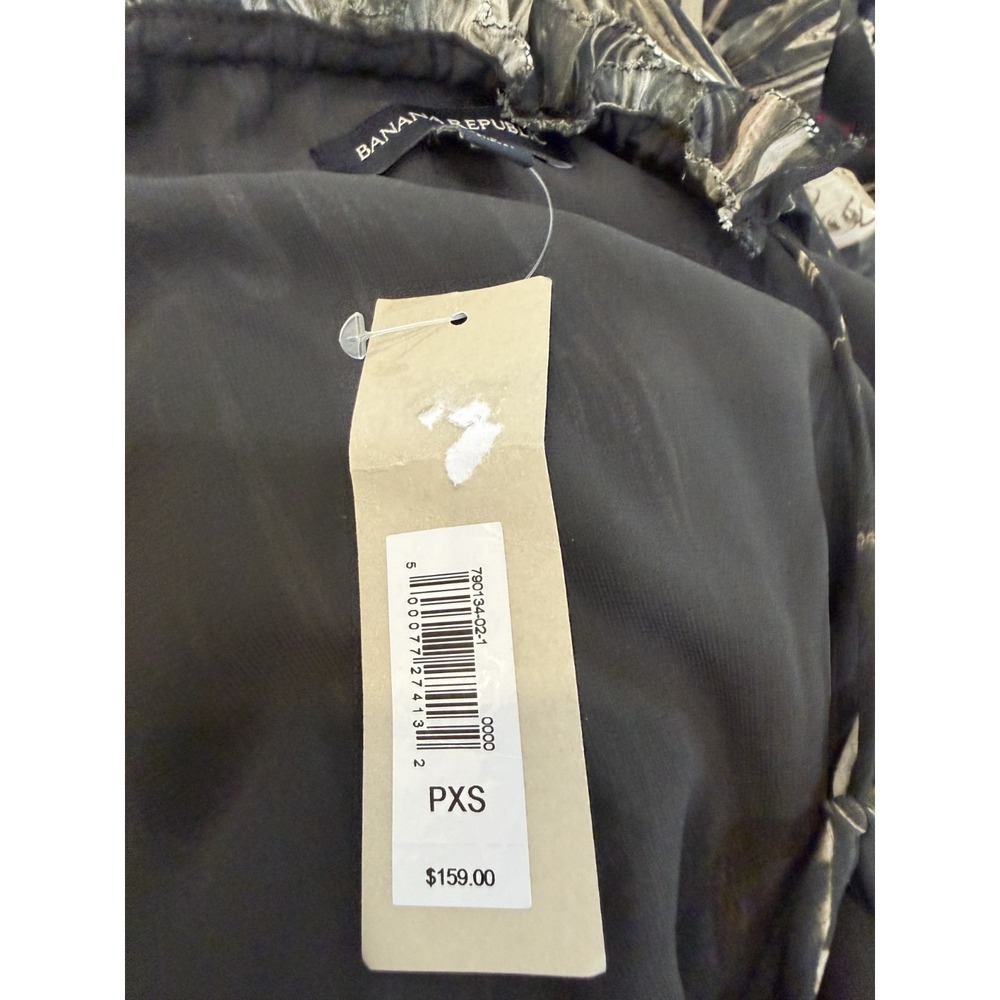 NWT Banana Republic Halter Mini Dress Marble Print in Green & Tan Size PXS - Picture 10 of 11